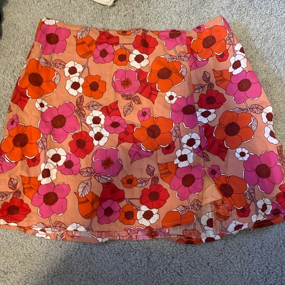 Urban Outfitters Floral Mini Skirt